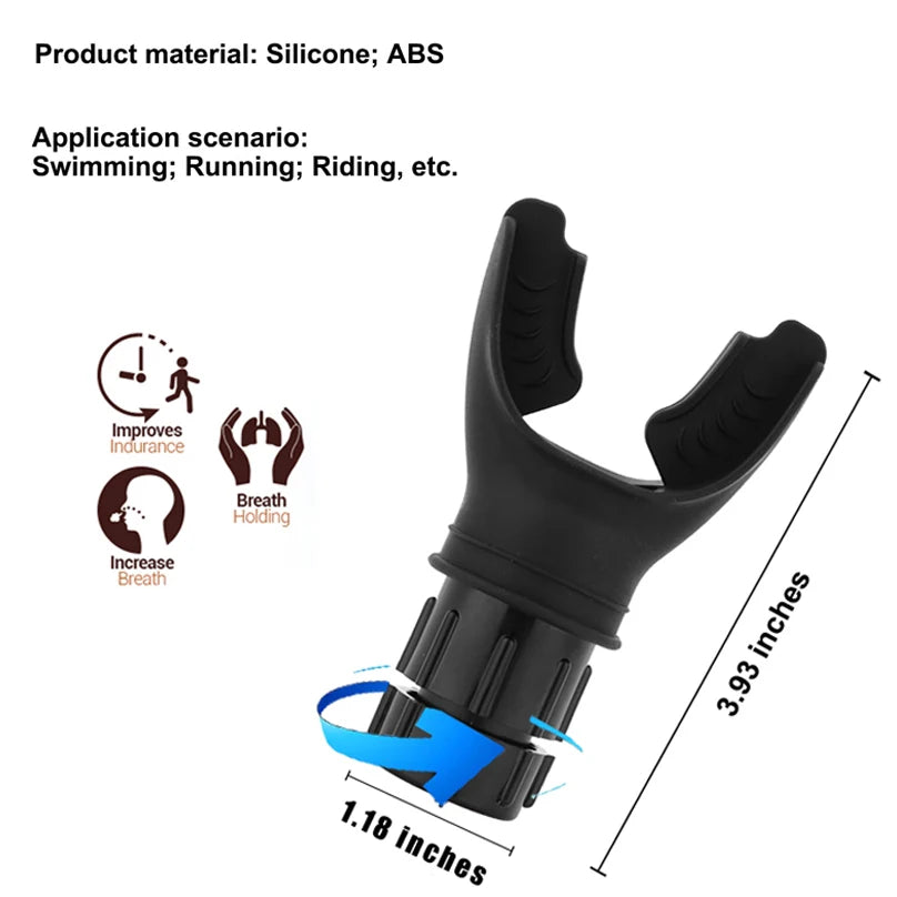 Breathing Trainer Lung Flexer Dropshipping Durable Fitness Exerciser Increases Lung Capacity Breath Adjustable Deep Breath